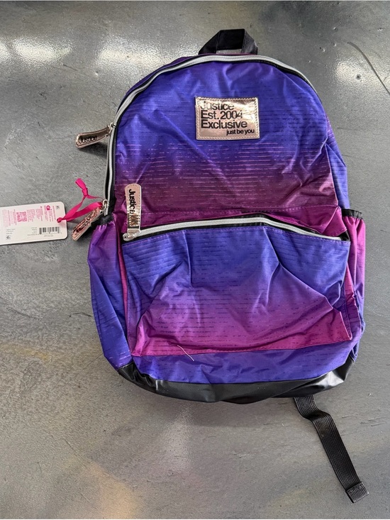 Justice Other - Justice Purple to Pink Ombre School Backpack